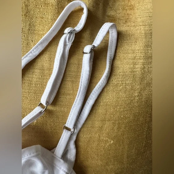 Adjustable White Slip Dress - Picture 5 of 8